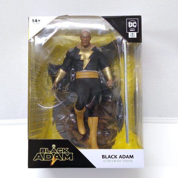 BLACK ADAM DC DIRECT McFarlane Toys DC Movie Statues 12” by Jim LEE NEW 2022 - Picture 1 of 13